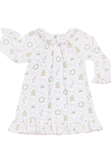 Sweet Dreams Christmas Bow Trellis Print Dress