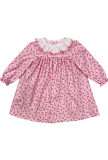 Funtasia Too Long Sleeve Candy Cane Print Dress