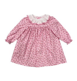 Funtasia Too Long Sleeve Candy Cane Print Dress