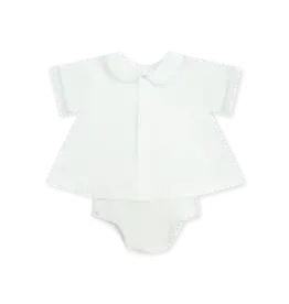 LullabySet Dapper Diaper Set, Blessing White/ Blue
