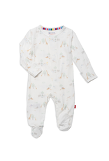 Magnetic Me White Serene Safari Footie