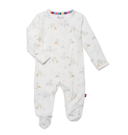 Magnetic Me White Serene Safari Footie