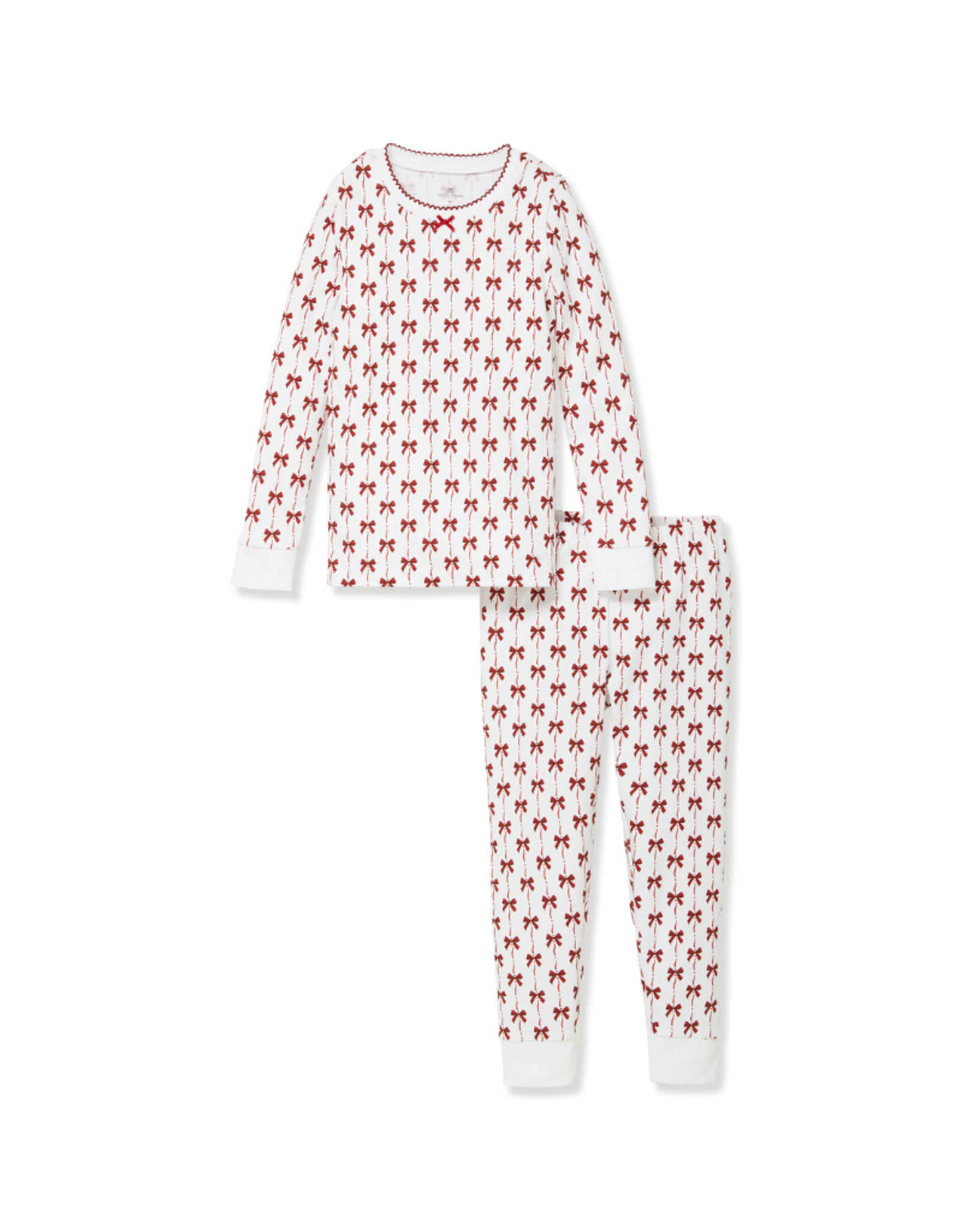 Petite Plume Pima Snug Fit PJ Set, Blissful Bows