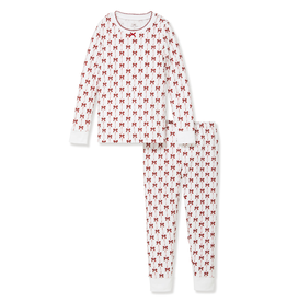 Petite Plume Pima Snug Fit PJ Set, Blissful Bows