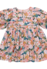 Pink Chicken Evelyn Dress, Watercolor Floral