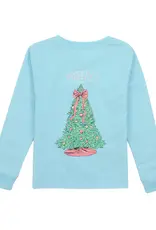 Properly Tied Merry and Bright LS Shirt Powder Blue