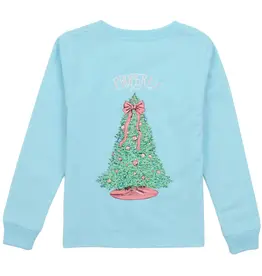 Properly Tied Merry and Bright LS Shirt Powder Blue