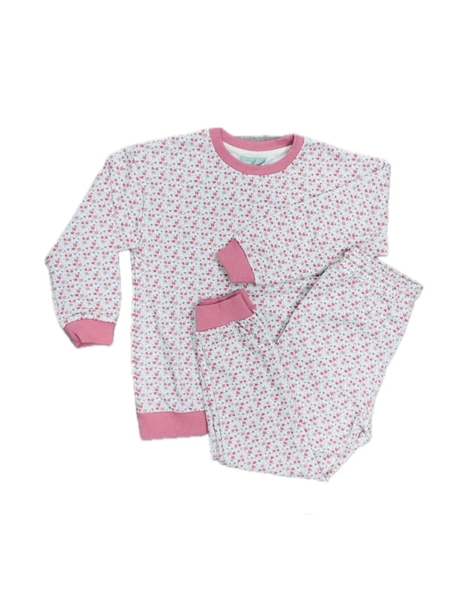 Sage and Lilly Pink Floral Jogger Set