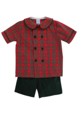 The Bailey Boys Tartan Plaid Dressy Short Set
