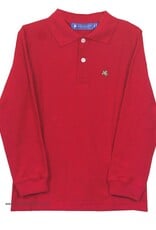 The Bailey Boys Long Sleeve Red Polo