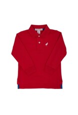 The Beaufort Bonnet Company Prim & Proper LS Polo, Richmond Red