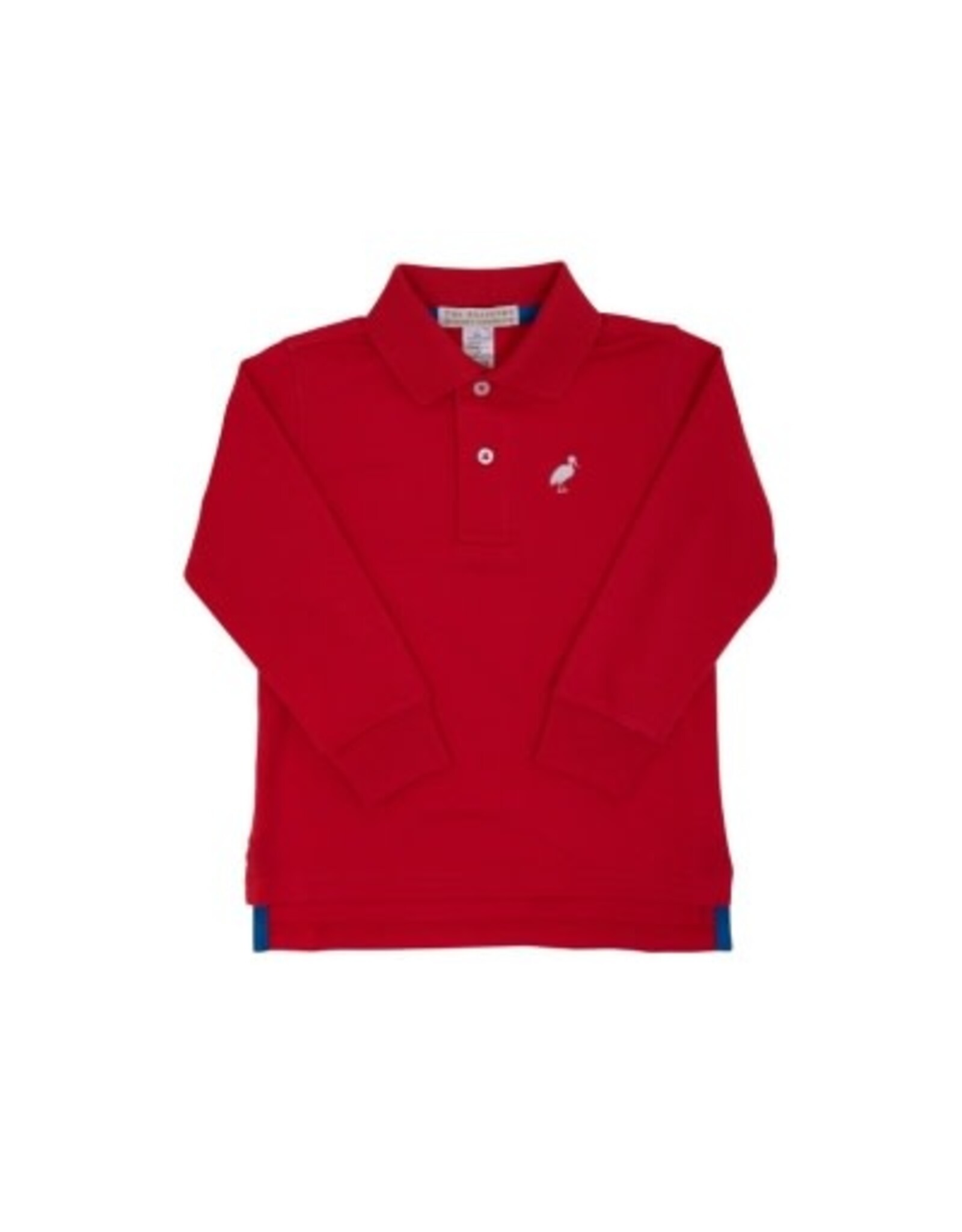 The Beaufort Bonnet Company Prim & Proper LS Polo, Richmond Red