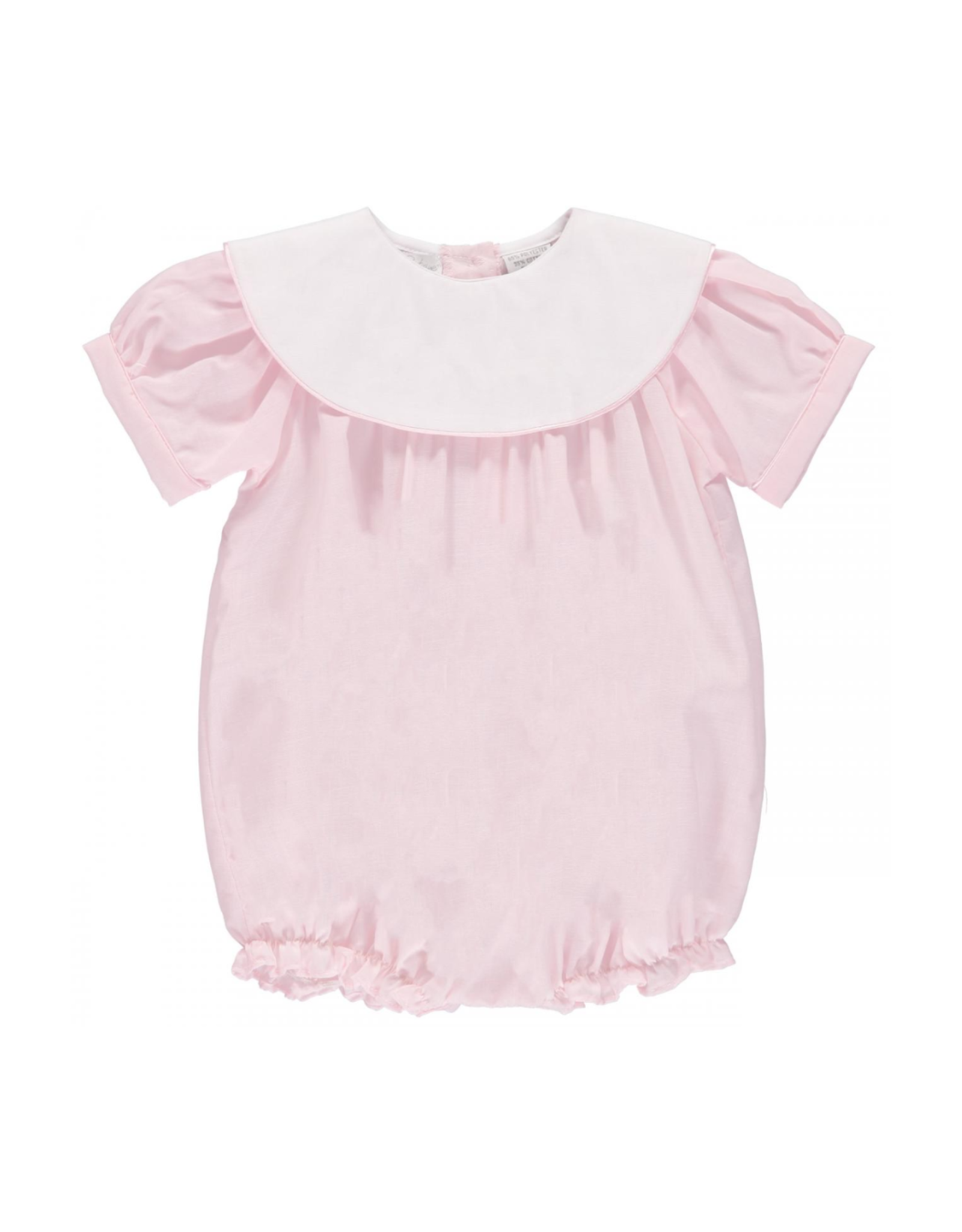 Girls Classic Monogram Bubble, Pink