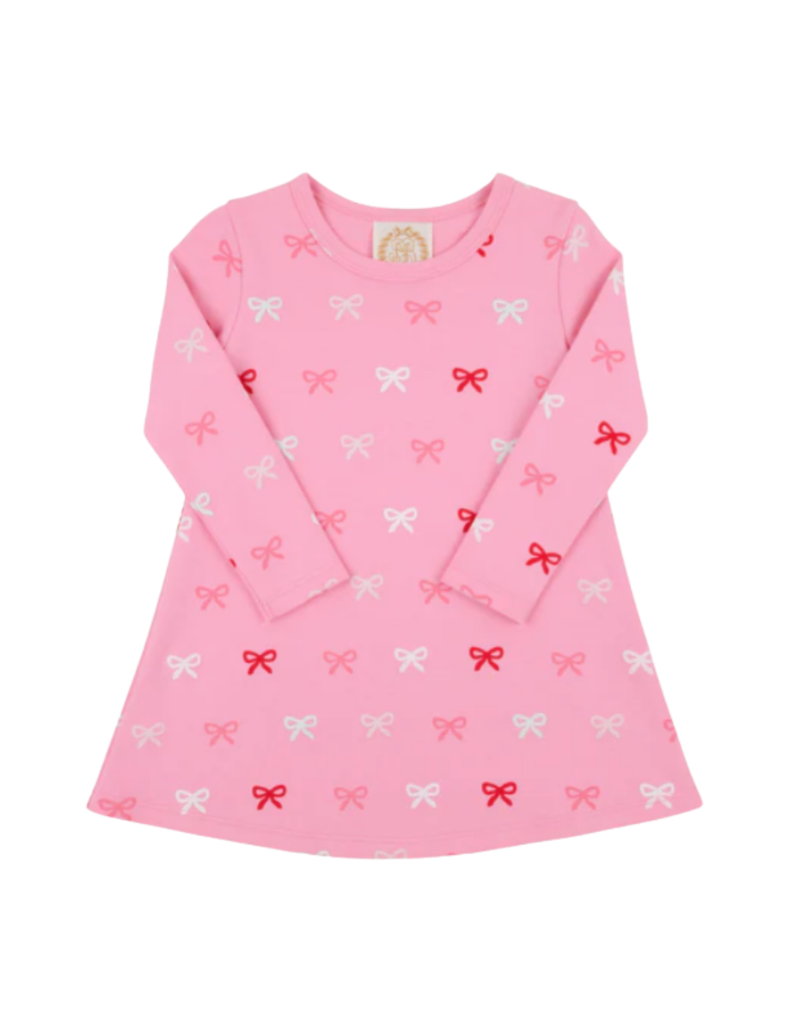 The Beaufort Bonnet Company Polly Play Dress LS, Bitty Bows