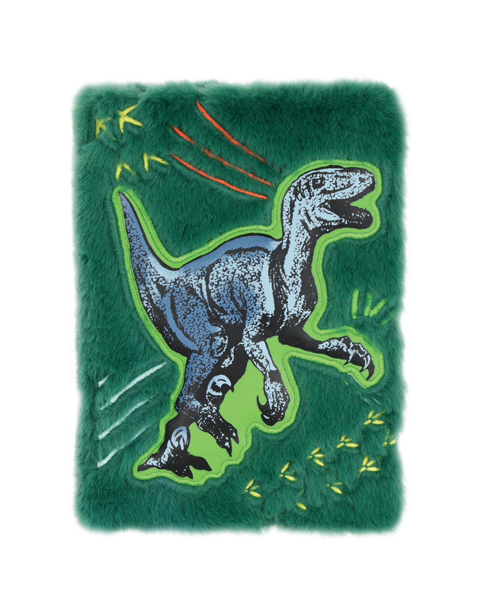 Iscream Dinosaur Glow Furry Journal