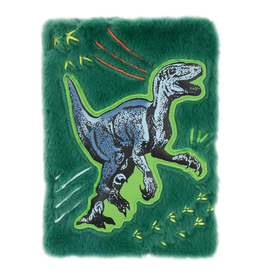 Iscream Dinosaur Glow Furry Journal
