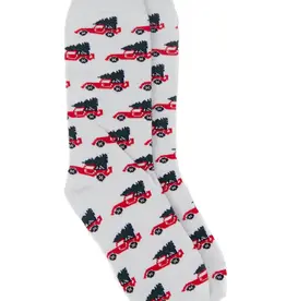 Properly Tied Lucky Duck Socks Christmas Truck
