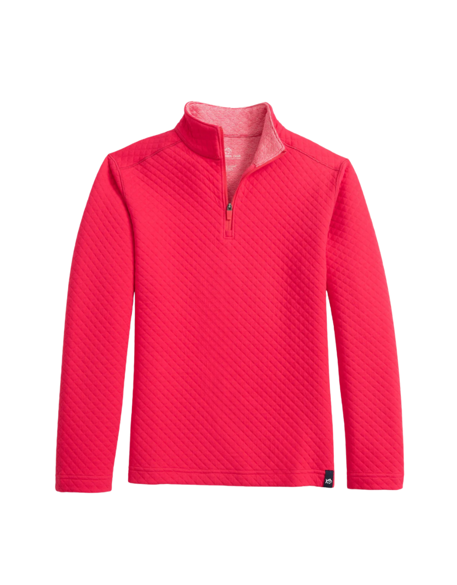 Southern Tide Oak Island Quarter Zip, Grenadine Red