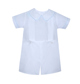 Remember Nguyen Keaton Button On Suit, White