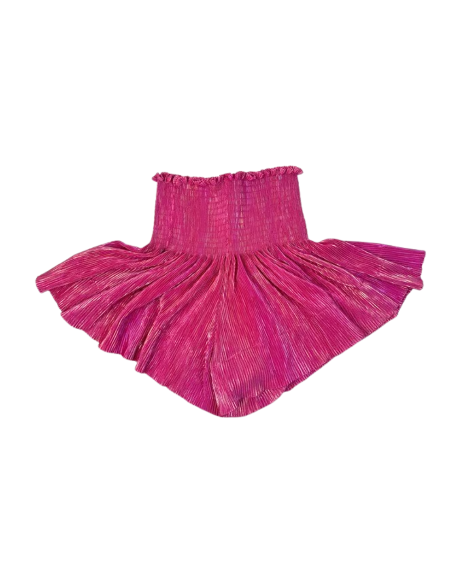 Queen of Sparkles Hot Pink Wavy Swing Shorts