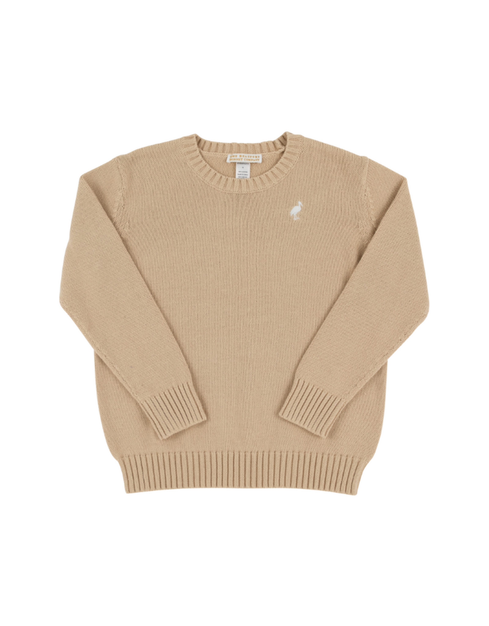 The Beaufort Bonnet Company Isaac's Sweater in Keeneland Khaki