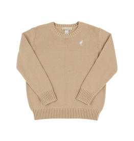 The Beaufort Bonnet Company Isaac's Sweater in Keeneland Khaki The Beaufort Bonnet Company Isaac's Sweater in Keeneland Khaki