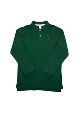The Beaufort Bonnet Company Prim and Proper LS Pima Polo Grier Green