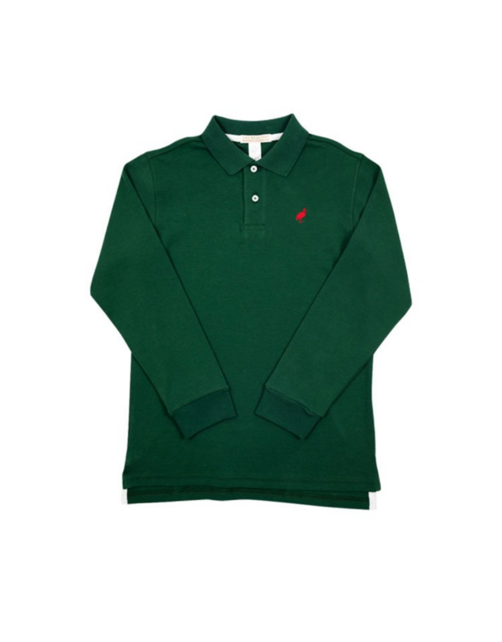 The Beaufort Bonnet Company Prim and Proper LS Pima Polo Grier Green