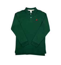 The Beaufort Bonnet Company Prim and Proper LS Pima Polo Grier Green The Beaufort Bonnet Company Prim and Proper LS Pima Polo Grier Green