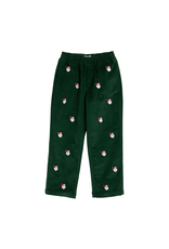 The Beaufort Bonnet Company Critter Corduroy Sheffield Pants, Green Santa
