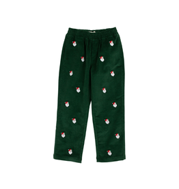 The Beaufort Bonnet Company Critter Corduroy Sheffield Pants, Green Santa The Beaufort Bonnet Company Critter Corduroy Sheffield Pants, Green Santa