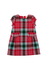 The Beaufort Bonnet Company Betts Bow Dress, Wilson Pier Plaid