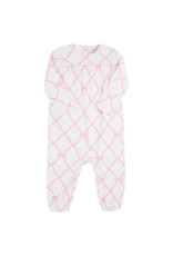 The Beaufort Bonnet Company Long Sleeve Penny's Playsuit, Belle Meade Bow