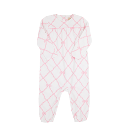 The Beaufort Bonnet Company Long Sleeve Penny's Playsuit, Belle Meade Bow The Beaufort Bonnet Company Long Sleeve Penny's Playsuit, Belle Meade Bow