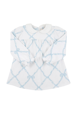 The Beaufort Bonnet Company LS Holly Day Dress, Buckhead Blue Belle Meade Bow