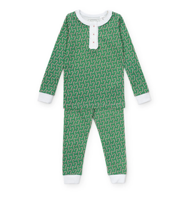 Lila + Hayes Alden Pajama Set, Candy Cane Lane
