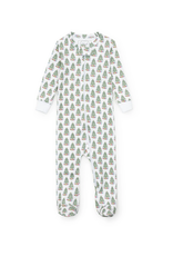 Lila + Hayes Parker Zipper Pajama, Under the Christmas Tree