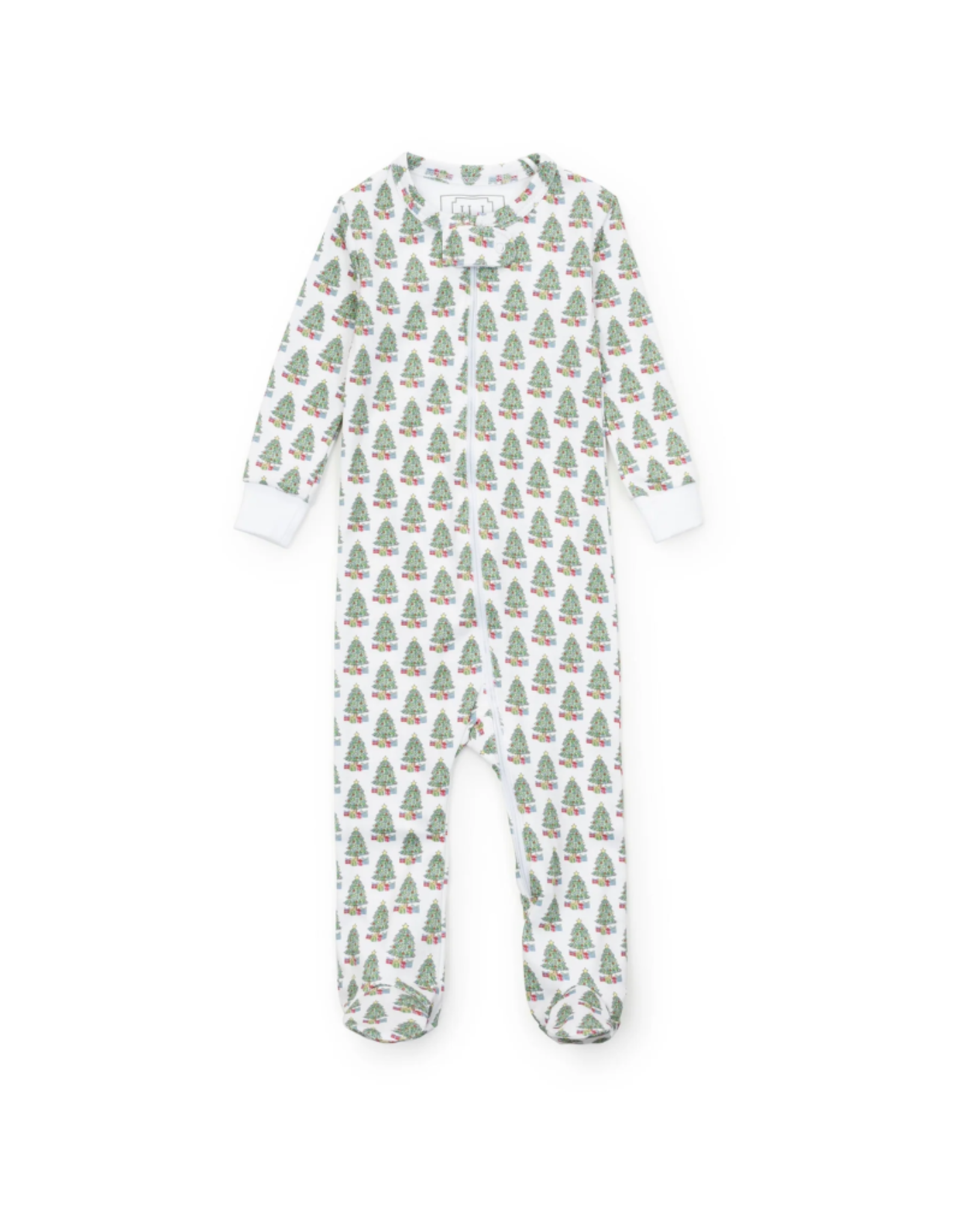 Lila + Hayes Parker Zipper Pajama, Under the Christmas Tree