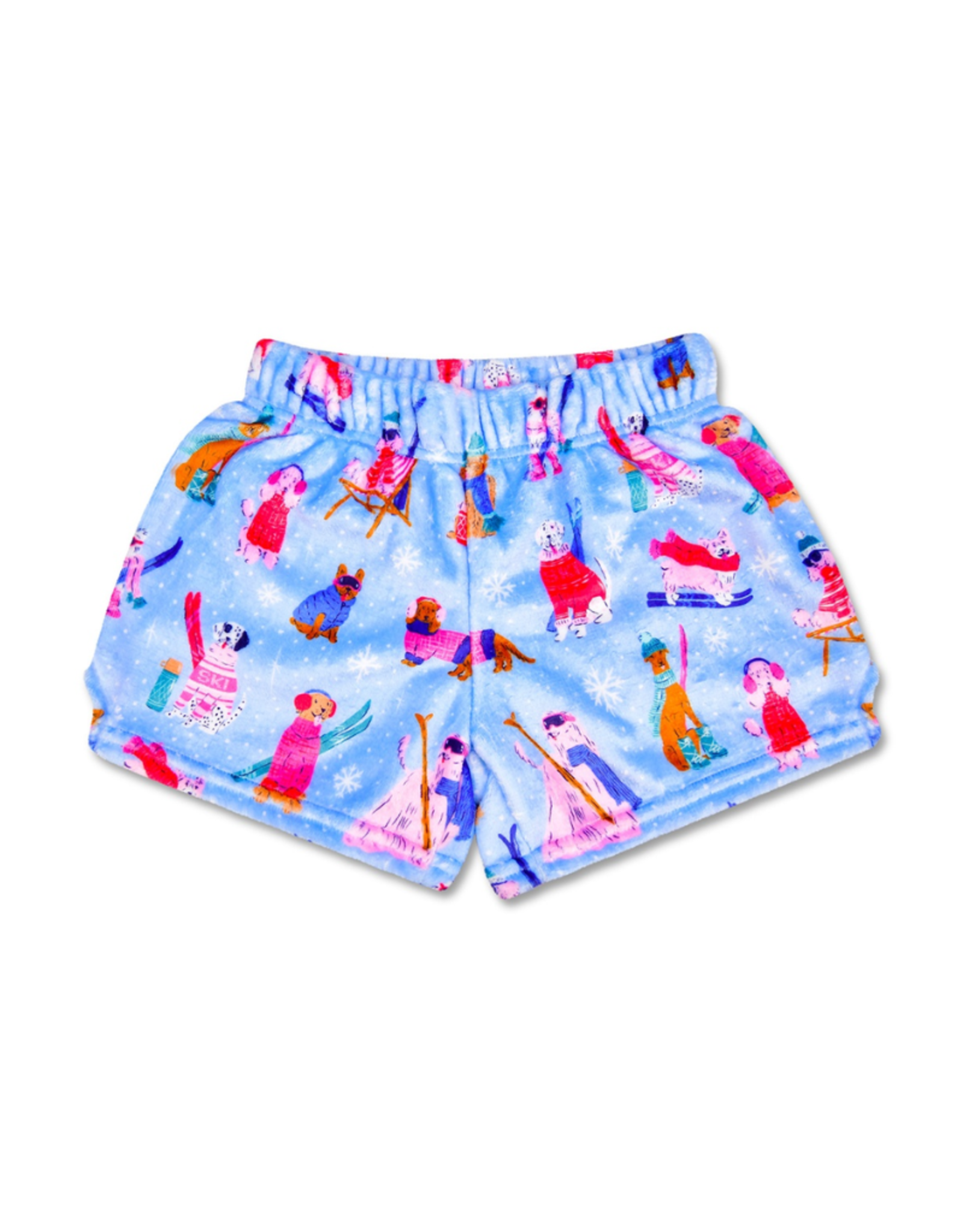 Iscream Ski Dogs Plush Shorts