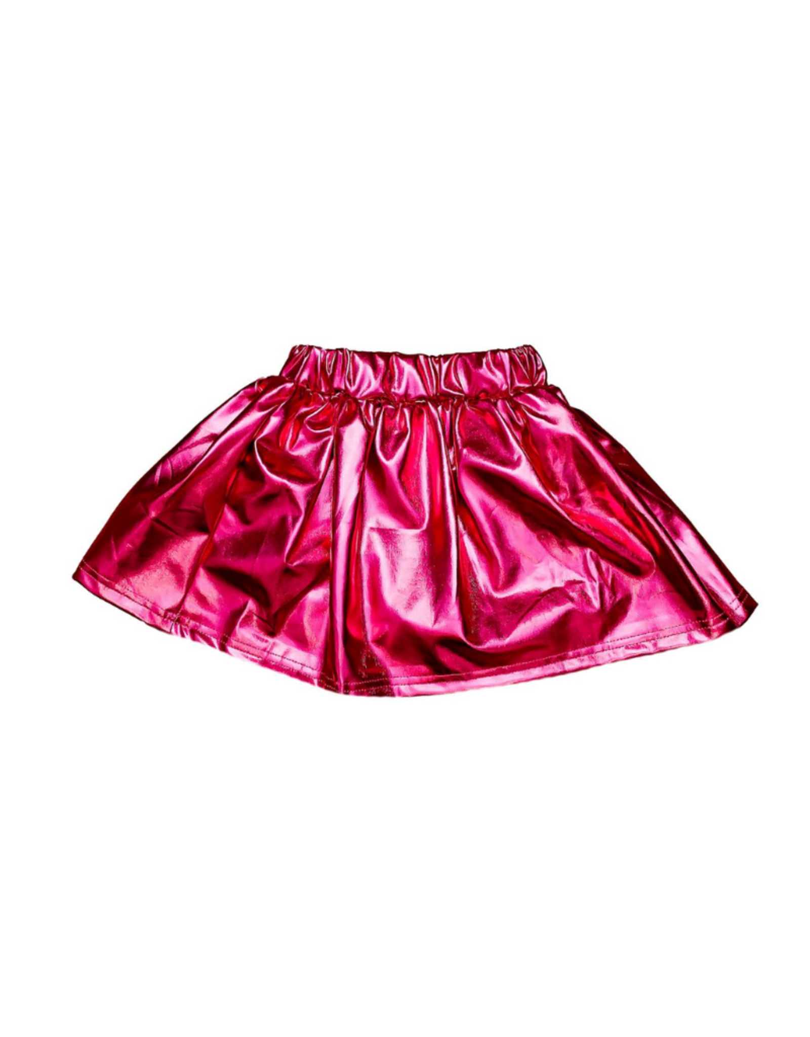 Belle Cher Hot Pink Metallic Skort