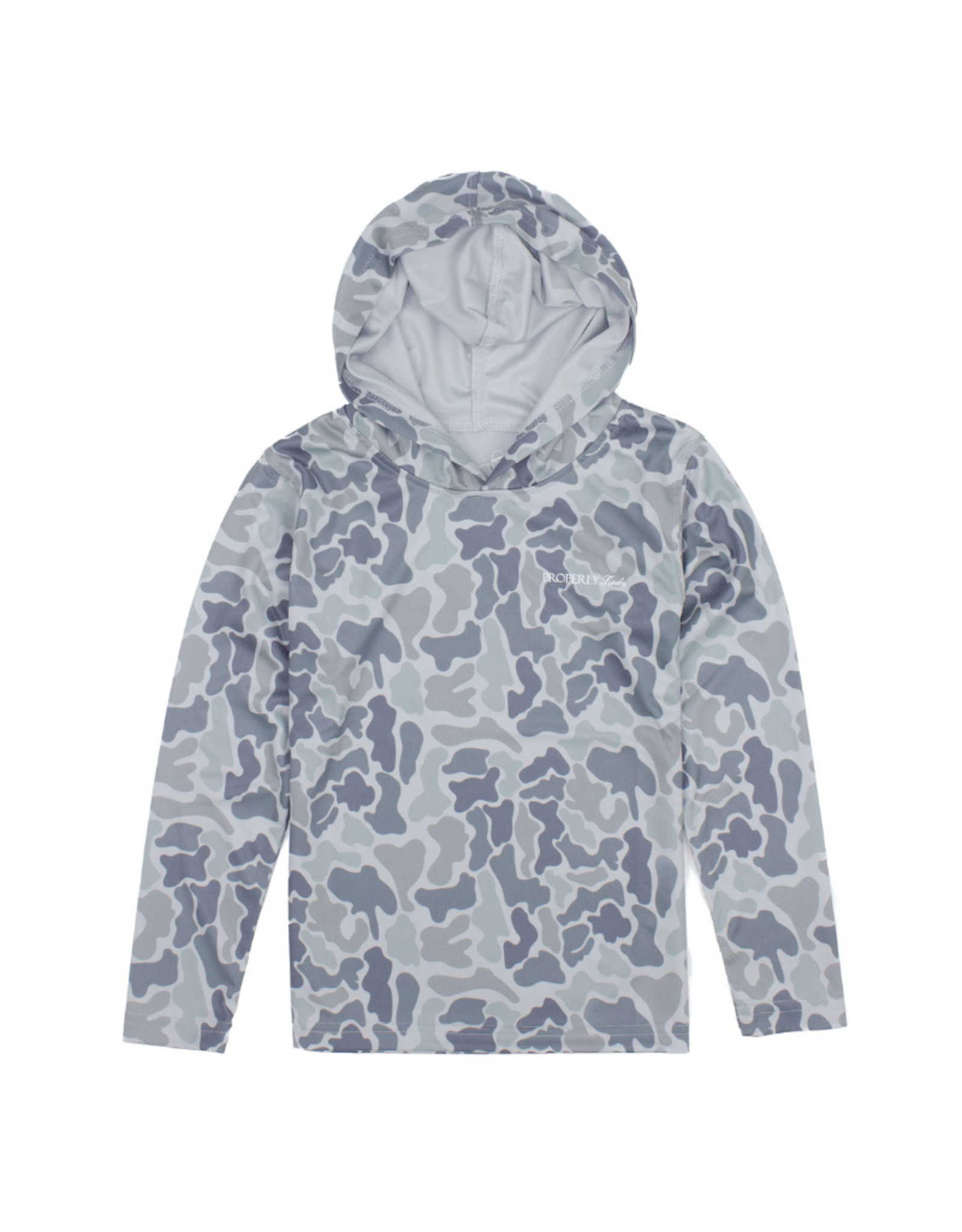 Properly Tied Sportsman Performance Hoodie Polar Camo