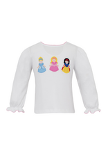 Claire and Charlie LS Princess Shirt