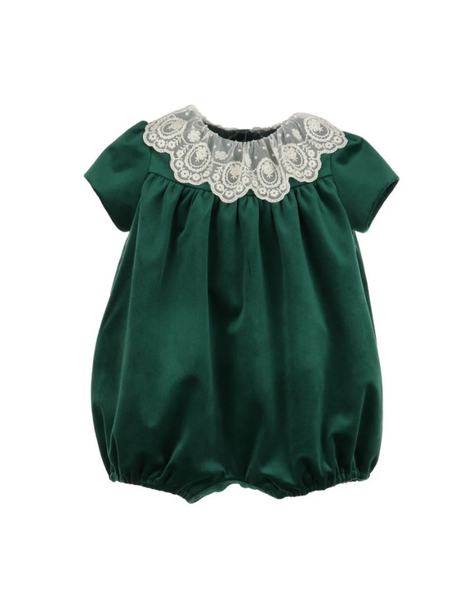 Luli & Me Deluxe Velvet Bubble, Green