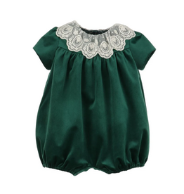 Luli & Me Deluxe Velvet Bubble, Green