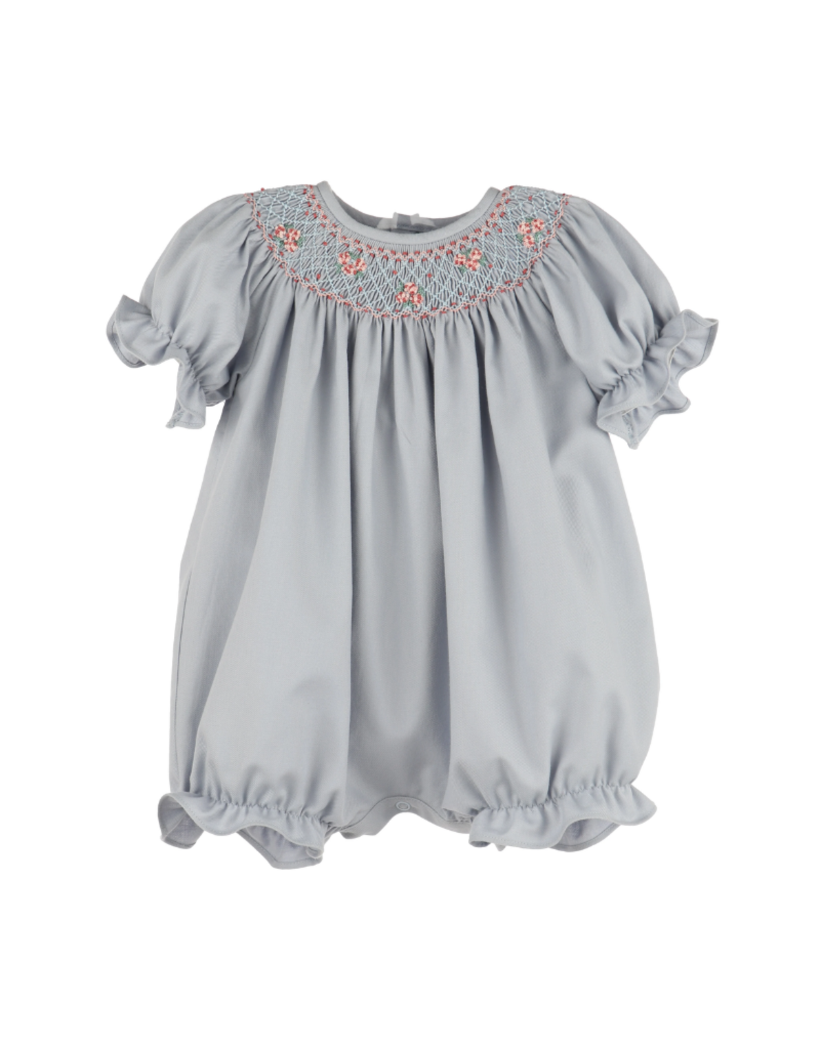 Luli & Me Hydrangeas Smock Petal Bubble, Blue