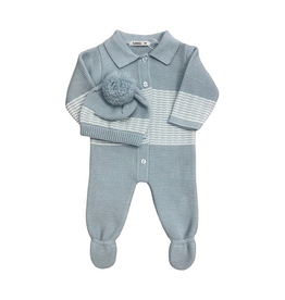 Babidu Azul Knit Set With Hat 10810 Babidu Azul Knit Set With Hat 10810