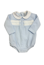 Babidu Sky Blue Knit LS Bubble 30626