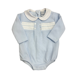 Babidu Sky Blue Knit LS Bubble 30626