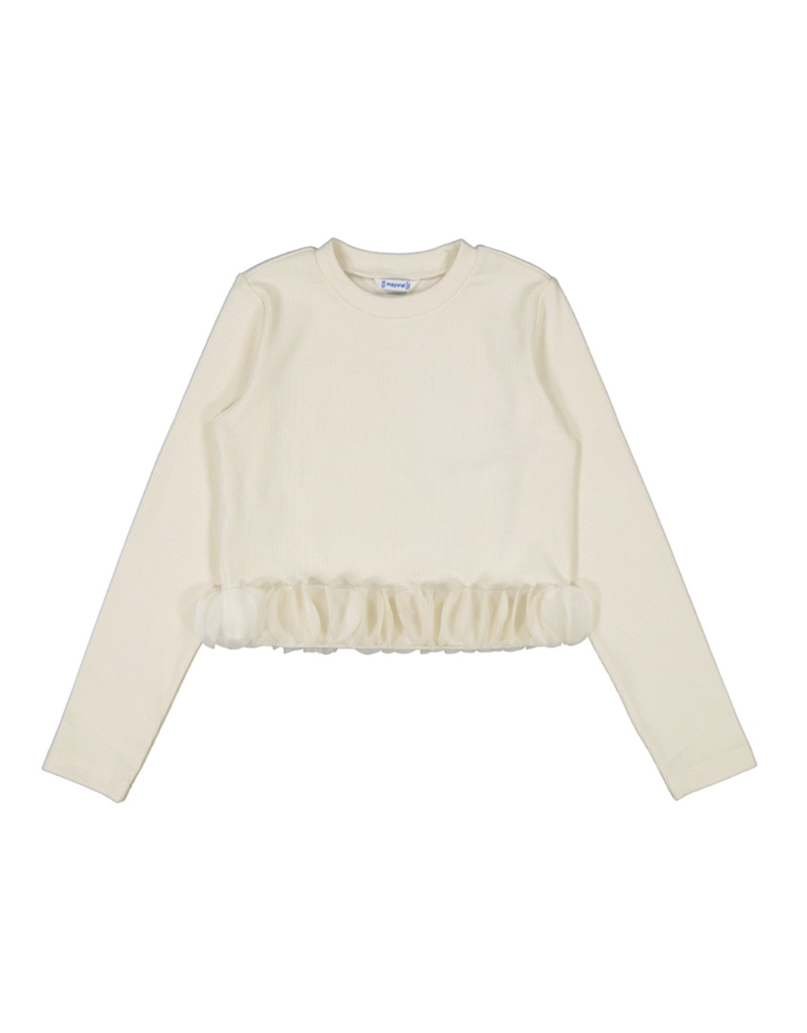 Mayoral Petals Top, Macchiato