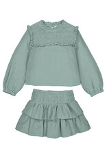 Mayoral Skirt Set, Sage
